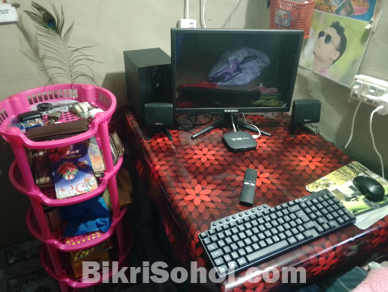 মনিটর,টিভি বস্ক, মাউস,কীবোর্ড, মাউস প্যাড,রিমোট